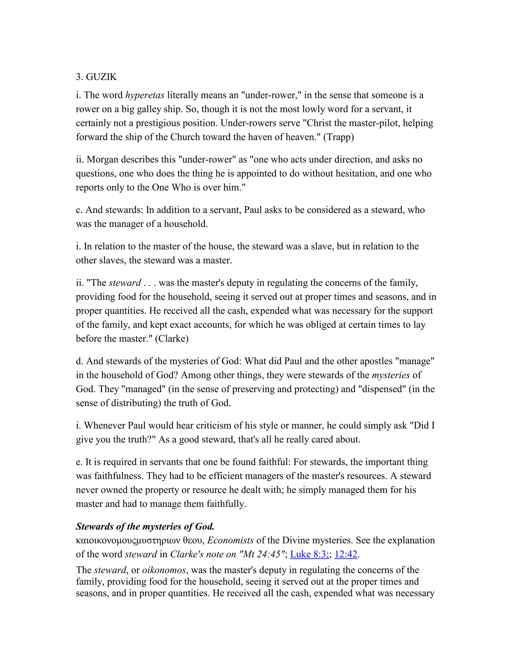 I corinthians 4 commentary | PDF