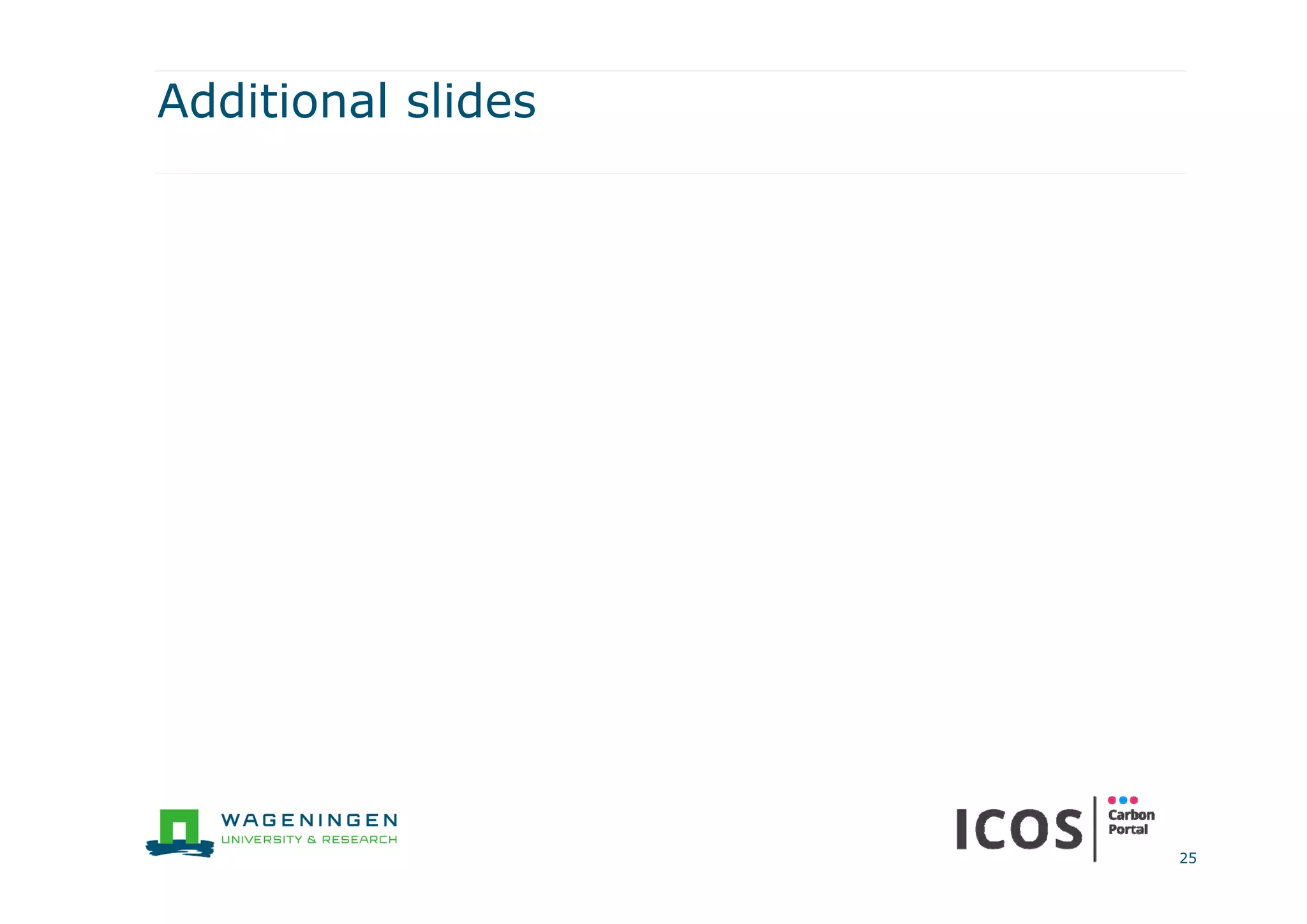 Additional slides
25
 