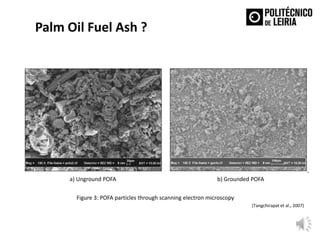 Pofa Palm oil fuel ash as a partial substitution of cement | PPTX