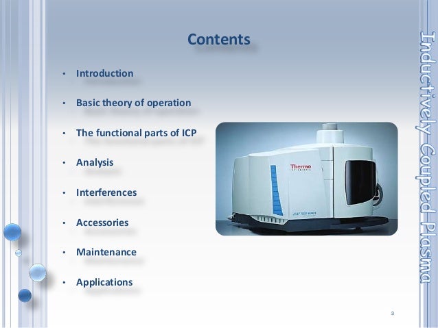 inductively coupled plasma