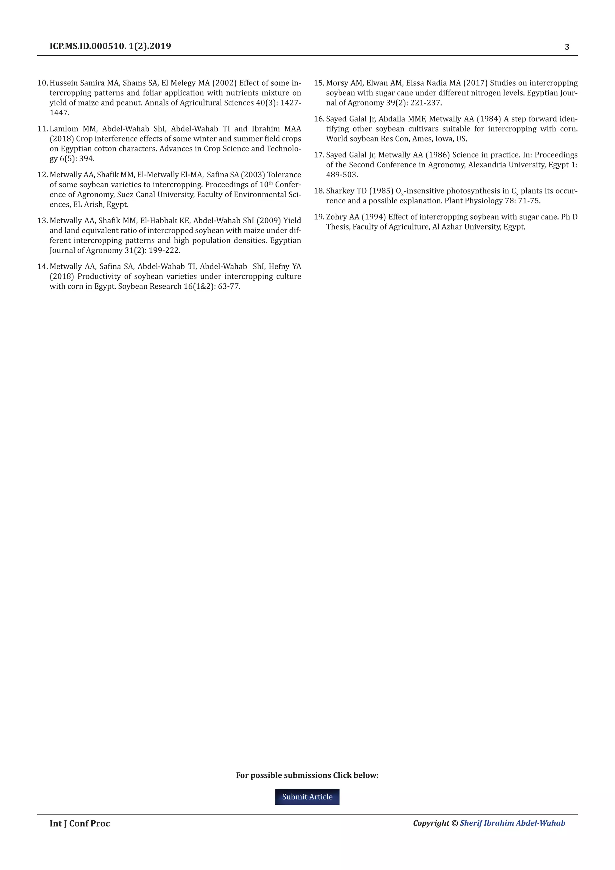 Benefits of Intercropping Legumes with Cereals | PDF