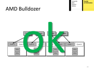 AMD Bulldozer




                13
 