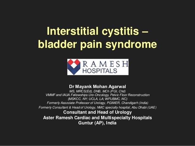 Bladder Pain Syndrome Interstitial Cystitis