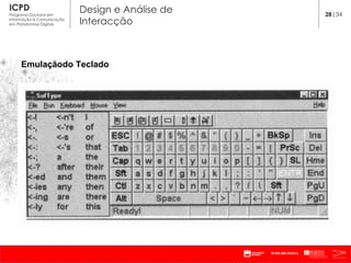 Emulaçãodo Teclado 28 |34 