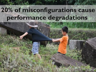4
20% of misconfigurations cause20% of misconfigurations cause
performance degradationsperformance degradations
 