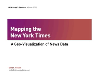 Mapping the New York Times