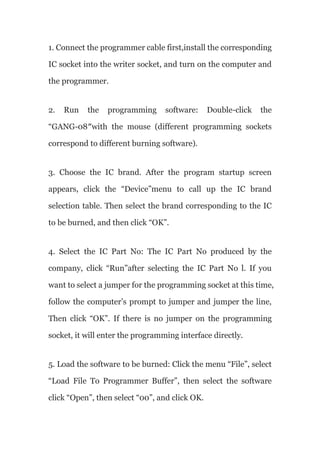 IC Programming service — Hitech Circuits Co., Limited | PDF
