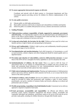Integrated Child Protection Scheme | PDF
