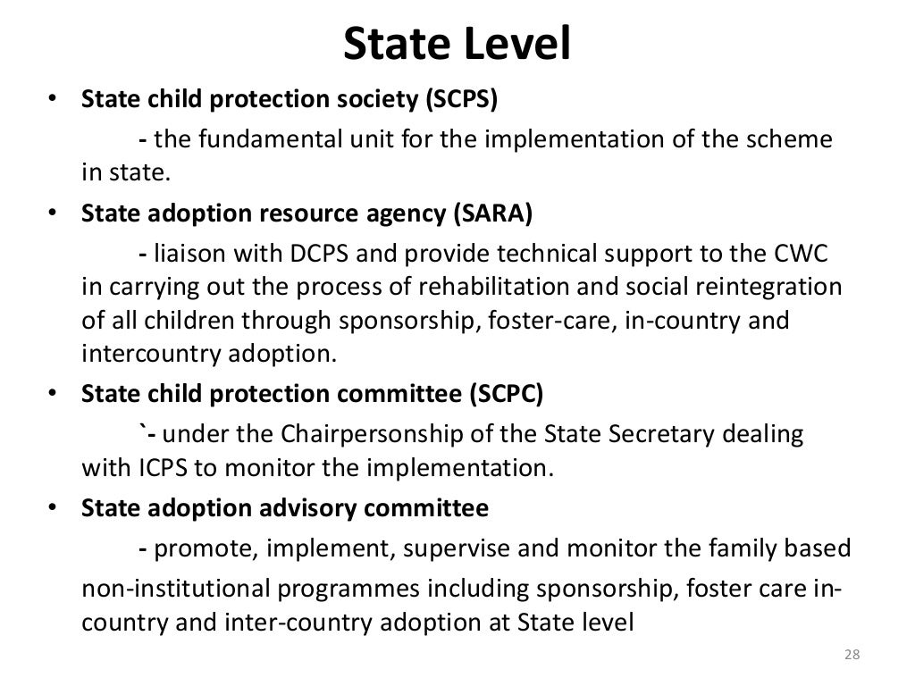 THE INTEGRATED CHILD PROTECTION SCHEME (ICPS)