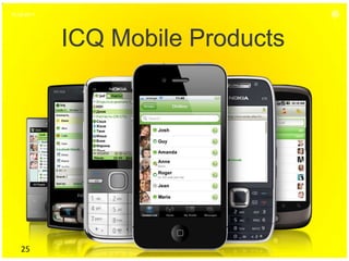 16.06.2011




             ICQ Mobile Products




    25
 