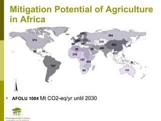 Africa in Post 2012 Climate Change Negotiations: Some Policy Perspectives