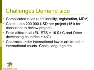 Africa in Post 2012 Climate Change Negotiations: Some Policy Perspectives