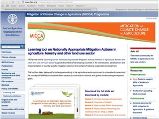 Monitoring, reporting and verification in NAMAs using SAMPLES