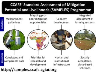 Monitoring, reporting and verification in NAMAs using SAMPLES