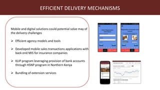 Index-insurance to protect pastoralists from drought shocks