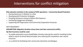 Index-insurance to protect pastoralists from drought shocks