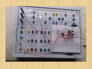 IC REGULATED POWER SUPPLY MSC 2ND YEAR ELECTRONICS