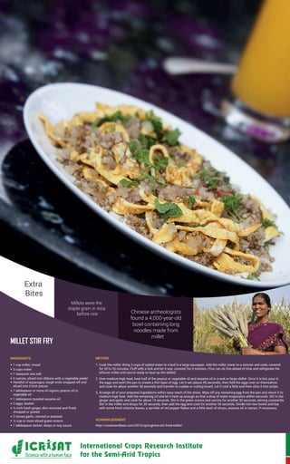 Smart Foods: Good for you, Good for the planet, Important for food security and overcoming poverty