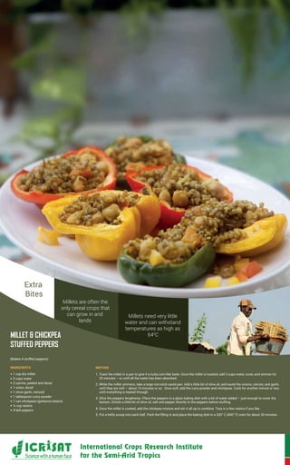 Smart Foods: Good for you, Good for the planet, Important for food security and overcoming poverty