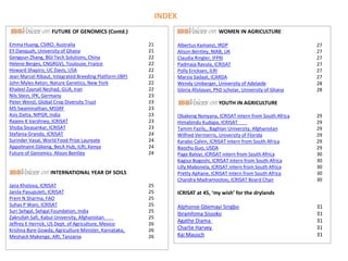 ICRISAT Communication Resources Catalogue : Videos updated in April 2020