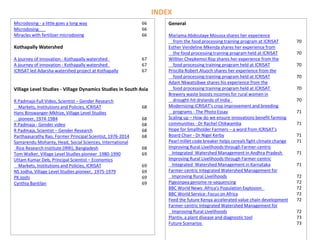 ICRISAT Communication Resources Catalogue : Videos updated in April 2020