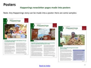 ICRISAT communication resources catalogue updated in April 2020