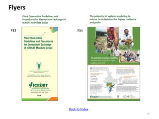 ICRISAT communication resources catalogue updated in April 2020