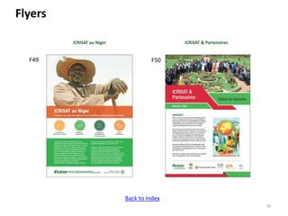 ICRISAT communication resources catalogue updated in April 2020