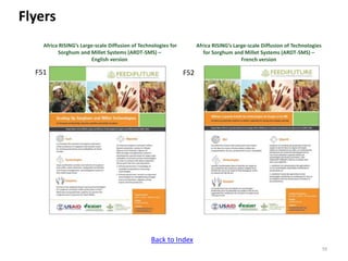 ICRISAT communication resources catalogue updated in April 2020