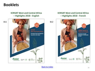 ICRISAT communication resources catalogue updated in April 2020