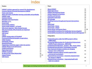 ICRISAT Communication Resources Catalogue 2017