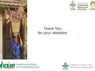 Science-led multi-stakeholder engagementsfor scaling-up climate smart agriculture in SAT India : A Unified Framework for Scaling up CSA under Drylands