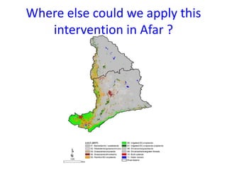 ICRISAT Global Planning Meeting 2019: Developing Resilient Dryland systems in ESA through Integrated Watershed Management by Tilahun and team