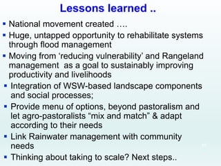 ICRISAT Global Planning Meeting 2019: Developing Resilient Dryland systems in ESA through Integrated Watershed Management by Tilahun and team