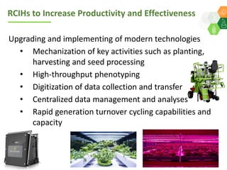 ICRISAT Global Planning Meeting 2019:  Modernising ICRISAT Crop Improvement & Adapting Industry-Proven Processes for Public Institutions by  Jan Debaene