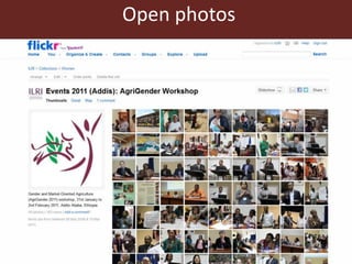 Open access repositories: Sharing research to the global community