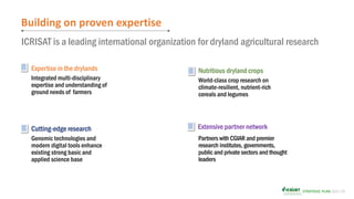 Icrisat strategic  plan 2021  2025