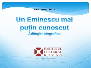 BucureSti13.06.2016
DAN TOMA DULCIU
 