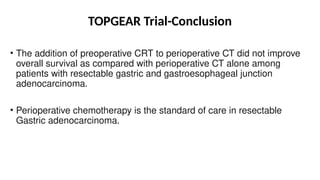 Radiotherapy in Gastric Cancer: Relevance in the Era of D2 Dissection ...