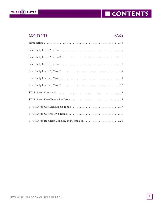 Iris case study answers image