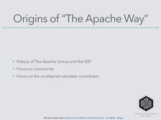 InnerSource 101 and The Apache Way