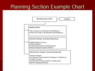 Planning Section Example Chart
 