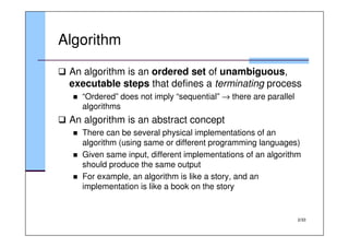 Algorithms | PPT