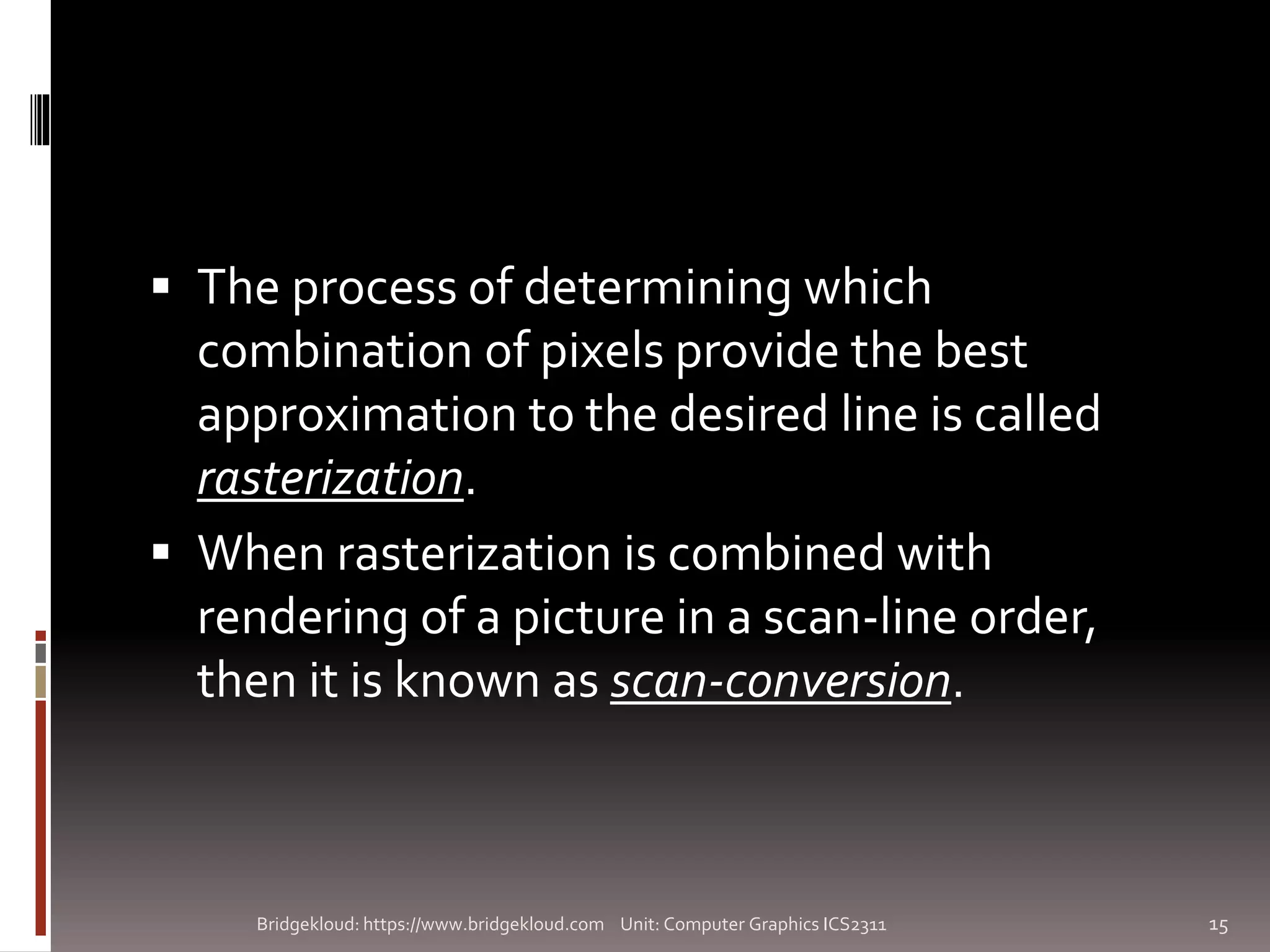 line drawing algorithms COMPUTER GRAPHICS & Graphical Programming | PPTX