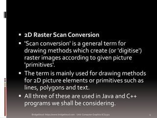 line drawing algorithms COMPUTER GRAPHICS & Graphical Programming | PPTX