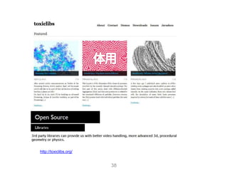 VIDEO PROTOTYPE
• Flexible tool for capturing the use of
an interface
• Elaborate simulation of how
navigational aid will work
• Does not need to be realistic in
every detail
• Gives a good idea of how the
finished system will work
38
 