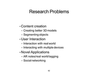 Physiological Sensors
• Sensing user state
• Body worn devices
• Multiple possiblesensors
• Physical activity
• Eye tracking, gaze
• Heart rate
• GSR
• Breathing
• Etc
82
 