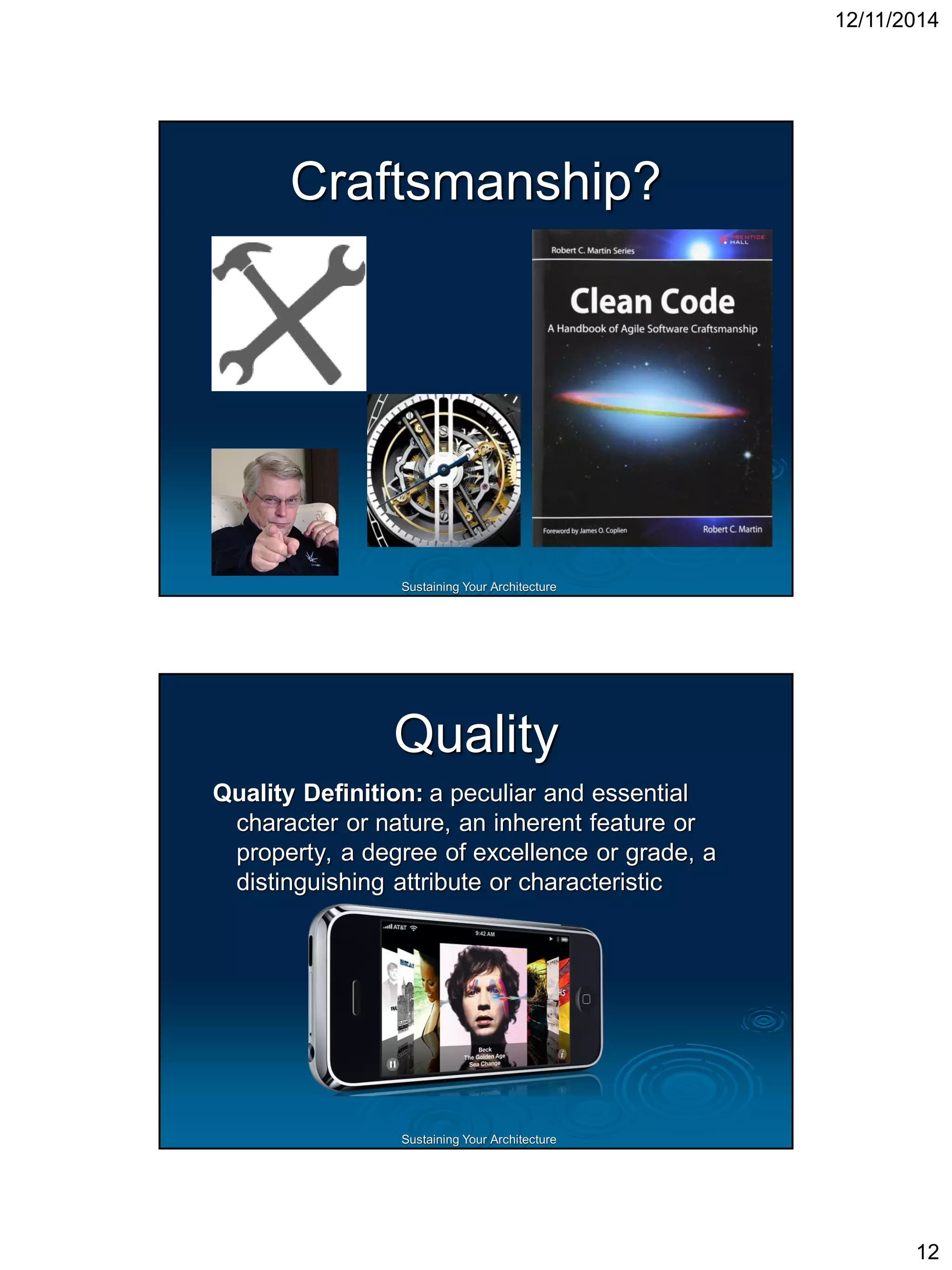 Sustaining Your ArchitectureThe Age of SamplingBig Bucketof Glue&  