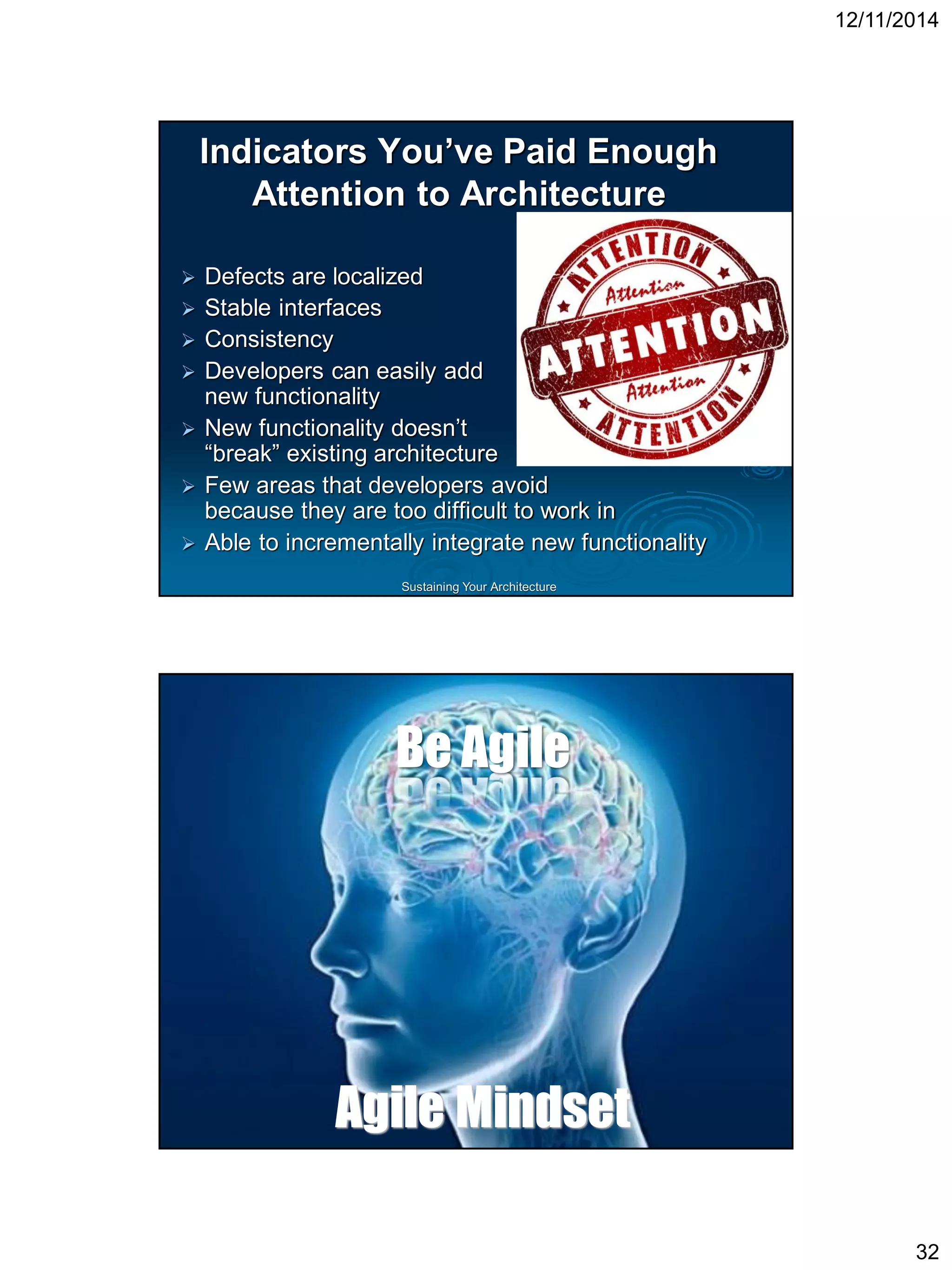Clean Code Doesn't Just Happen 
•You have to craft it. 
•You have to maintain it. 
•You have to make a professional commitment. 
“Any fool can write code that a computer can understand. Good programmers write code that humans can understand.” 
–Martin Fowler  