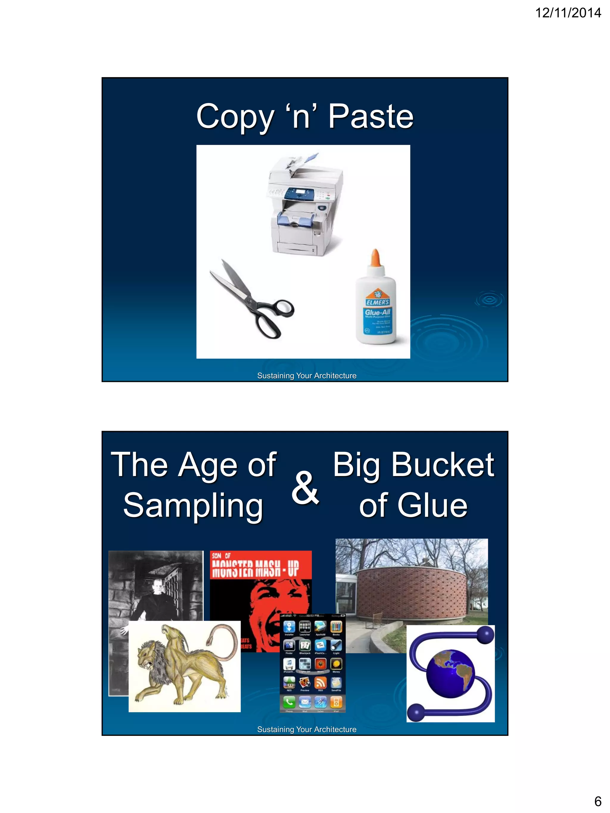 Messy Code 
Have you been significantly impeded by messy code? 
With permission from: Mrs D. http://www.belly-timber.com/2005/10/03/embracing-our-inner-web-stat/  